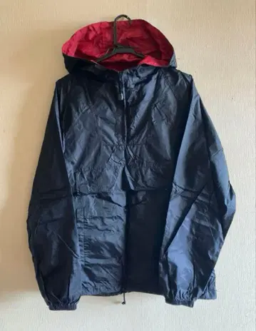 LANDS' END 나일론 아노락 후드티 90s