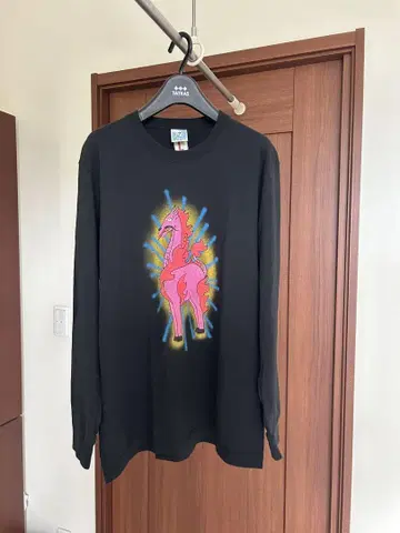 브루나보인 블랙 프린트 T셔츠