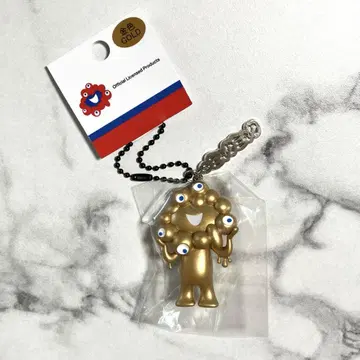 오사카 간사이 만박 미야쿠미야쿠 골드 컬러 미야쿠미야쿠 입체 PVC 키링