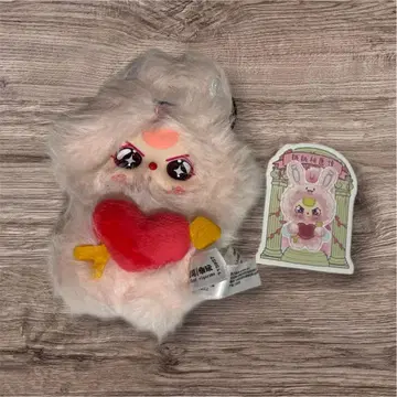 baby three 큐피드 토끼 키링 베비스리 레어 눈 반짝이는 눈