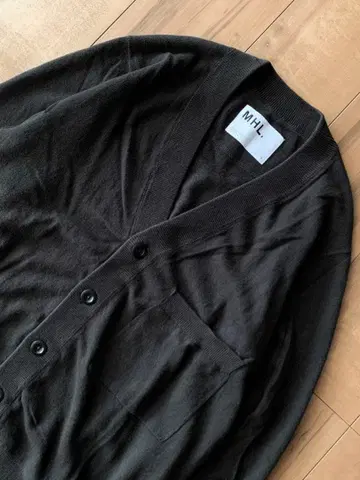 MHL 마가렛호웰 가디건 니트 L 블랙