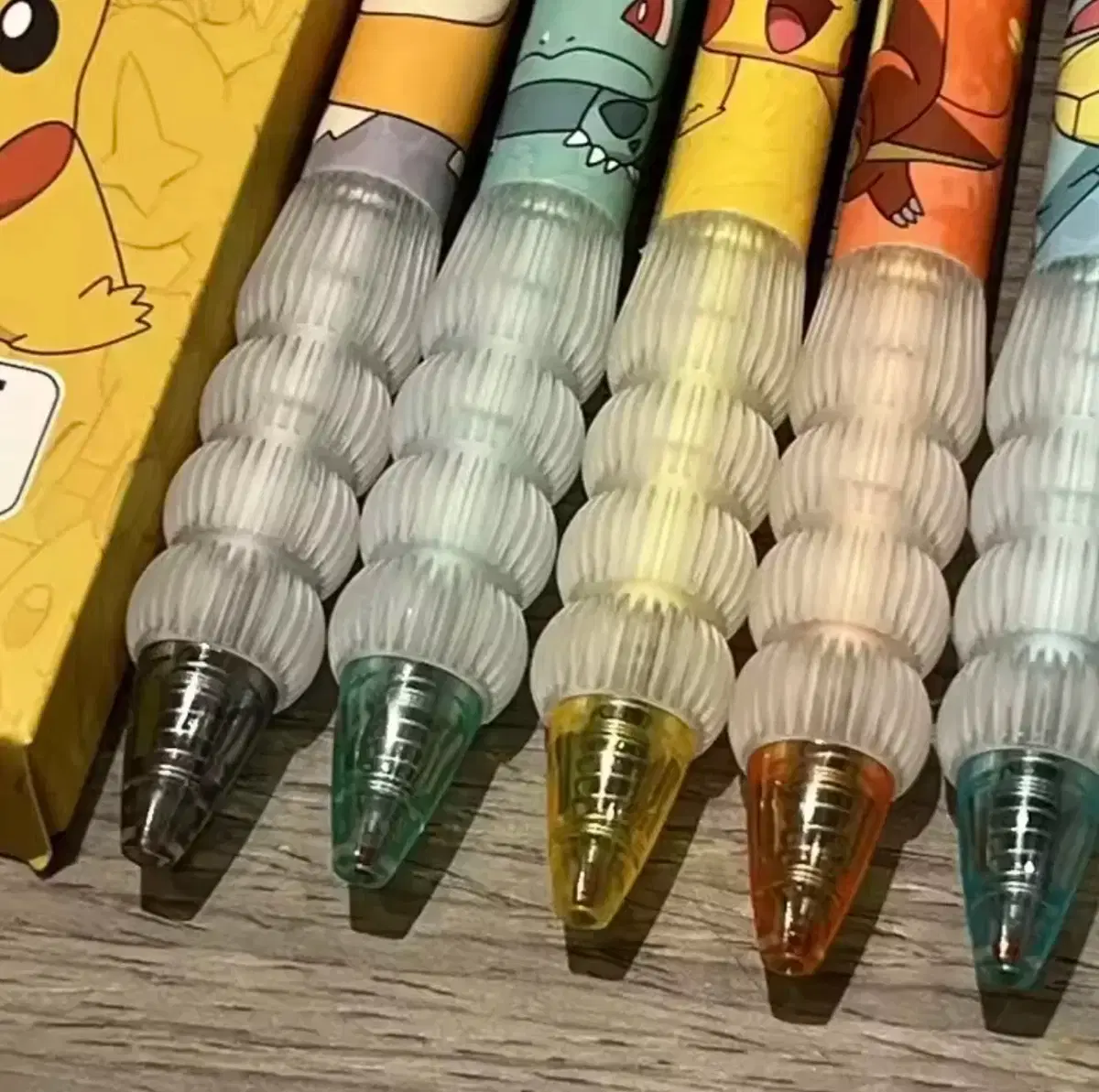 Pokemon Character Ballpoint Pen Set | 5 Pieces | Bulk Sale