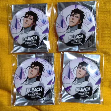 BLEACH 브레솔 캔뱃지 아이젠 소스케 4개 세트 마루이