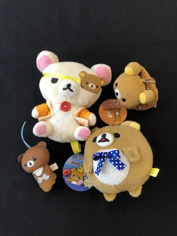 리락쿠마 봉제 인형 키링 모음