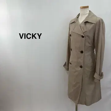 비키 트렌치코트 그레이지 여성용
