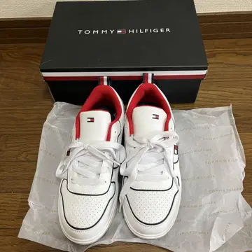TOMMY HILFIGER 화이트 스니커즈 여성용 24.5cw