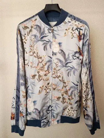 ZARA 스카잔 M 일본풍 패턴 꽃무늬 보타니컬