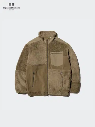 Engineered Garments 카키 플리스 자켓 M 사이즈