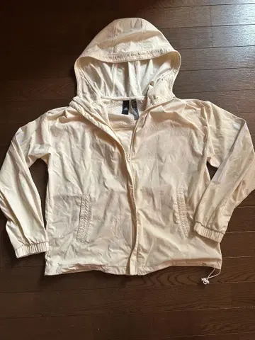 adidas 후드 부착 후드티 베이지