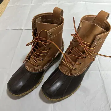 L.L.Bean 남성용 빈 부츠 탄/브라운 8인치