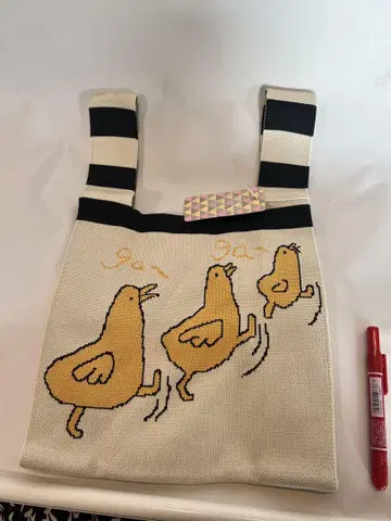 [새상품] D.Kelly Japan 새 자수 토트백