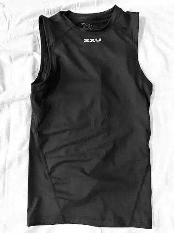 2XU | 남성용 | 슬리브리스 | S 사이즈 | 블랙 계열