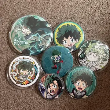 미도리야 이즈쿠 캔뱃지 7개 세트