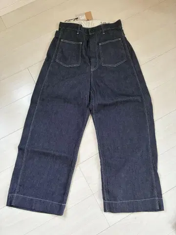 R-5347 다크 데님 와이드 팬츠 M