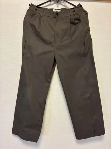 YOKE SIDE ZIP 2TUCK TROUSERS 20AW