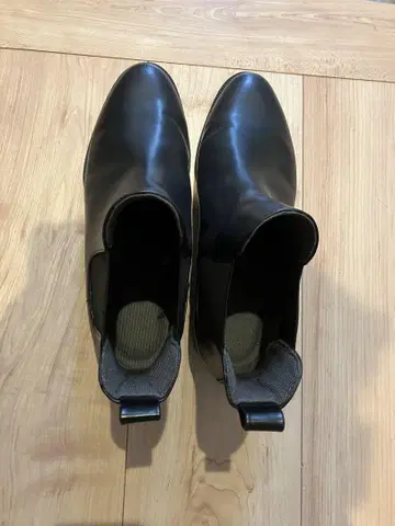 블랙 사이드 고어 부츠 25cm