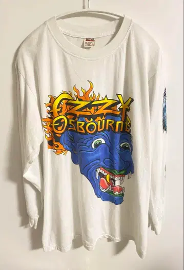 오지 오스본 anvil 긴팔 티셔츠 밴드 티 XL 사이즈