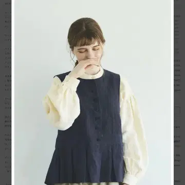 MAGALI 스트라이프 린넨 베스트