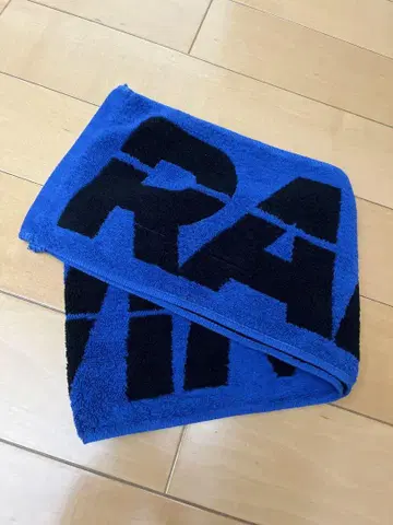 RADWIMPS 머플러 타월 투어 굿즈 로고 파란색 타월