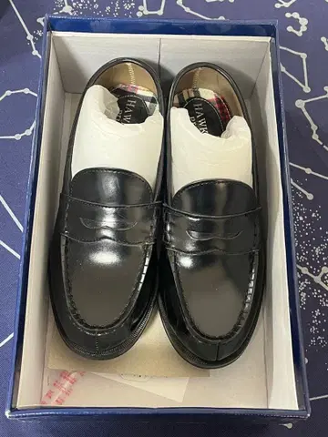 [ 새상품급 ] HAWKINS 천연 가죽 로퍼 22.5cm 피아노 발표회