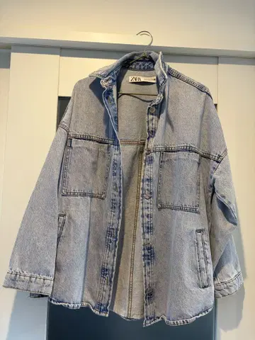 ZARA 라이트 블루 데님 자켓 XS