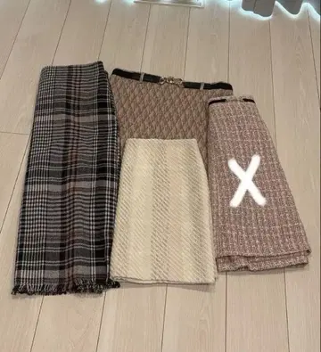 빅 사이즈 겨울 상품 스커트 세트