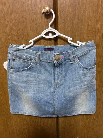 Lee 미니 스커트 라이트 인디고