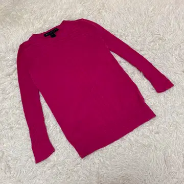 MARC BY MARC JACOBS 니트 실크 혼방 무지 핑크 XS