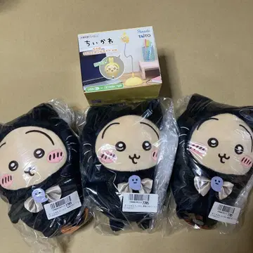치이카와 (먼작귀) 토끼 검은 고양이 봉제 인형 세트