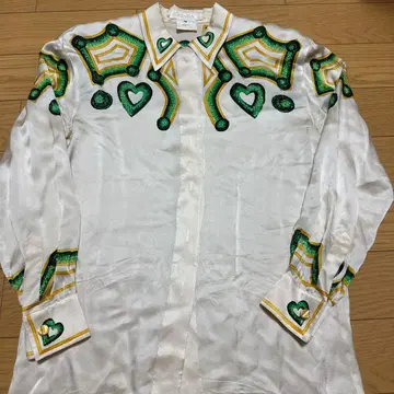 에스카다 빈티지 셔츠 실크 38