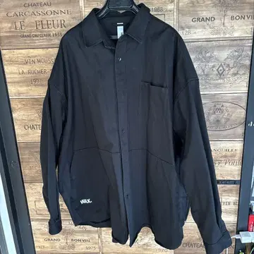 WAX 블랙 긴팔 셔츠 자켓 L
