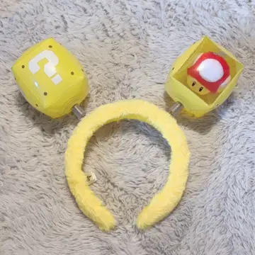 마리오 물음표 블록 머리띠