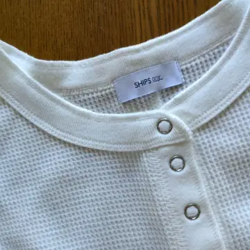 SHIPS 화이트 긴팔 T셔츠 ONE SIZE