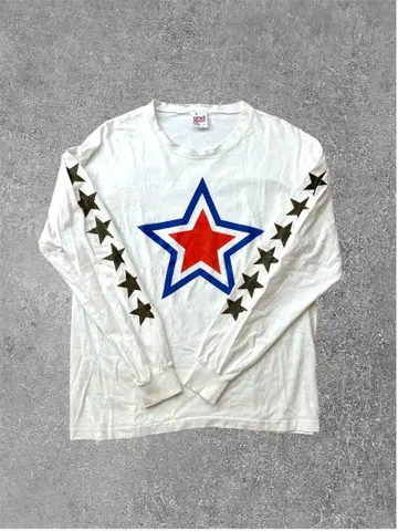 90s Star Long Sleeve Tee USA제 Anvil