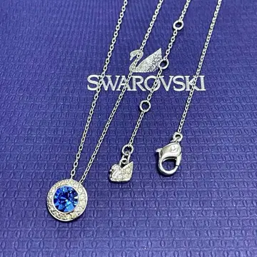 키49/SWAROVSKI/스와로브스키/목걸이/서클/블루
