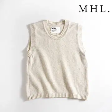 663t* 새상품급 마가렛호웰 MHL 울 니트 베스트