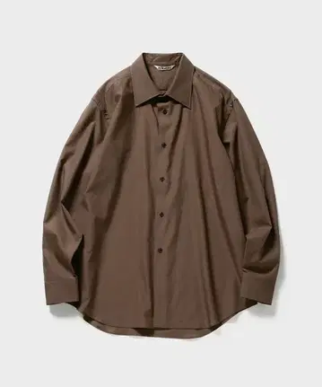 AURALEE WASHED FINX TWILL SHIRT