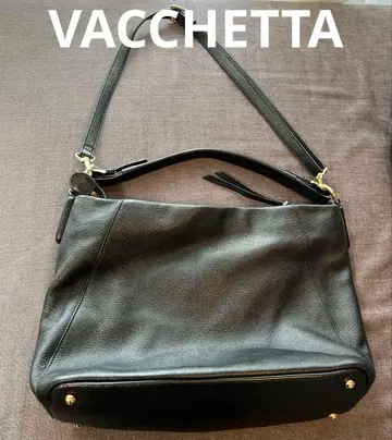 VACCETTA TOPKAPI 블랙 가죽 숄더백 2way 천연 가죽