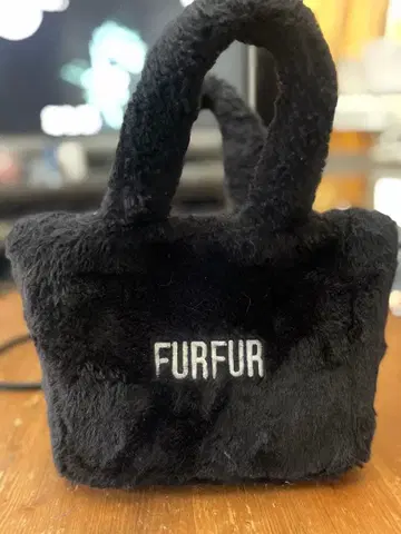 furfur 에코퍼 토트백 블랙