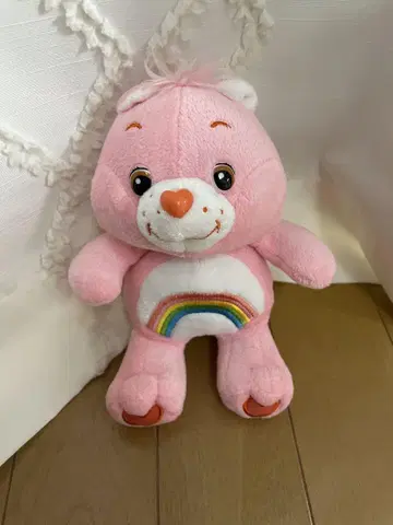 헤이세이 레트로 케어베어 핑크 봉제 인형