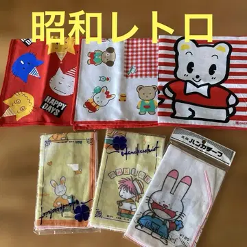 쇼와 레트로 냅킨 거즈 손수건 세트