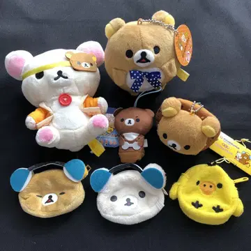 리락쿠마 굿즈 모음 봉제 인형 등