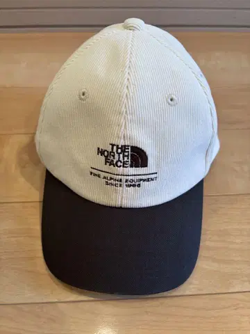 THE NORTH FACE 야구 모자 아이보리/블랙