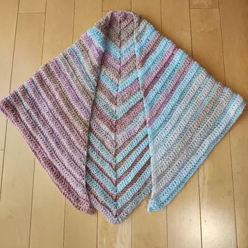 [102] 손뜨개질 삼각형 스톨