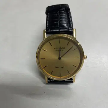 TECHNOS Berryer 쿼츠 손목시계 골드