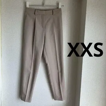 PLST 플라스테 프리미엄 옥스 테이퍼드 팬츠 XXS 베이지