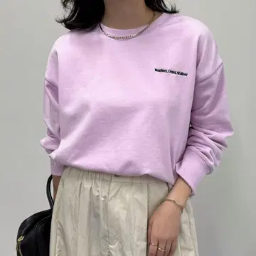 프레디에뮤 로고 자수 컴팩트 맨투맨 풀오버