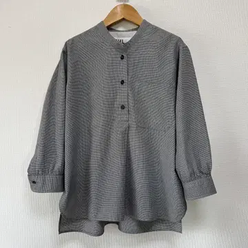 MHL. MARGARET HOWELL 밴드 카라 코튼 셔츠