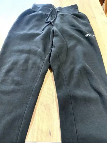 RVCA 스웨트 팬츠 M 블랙 하이웨스트