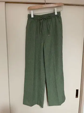 그린 라벨 와이드 팬츠